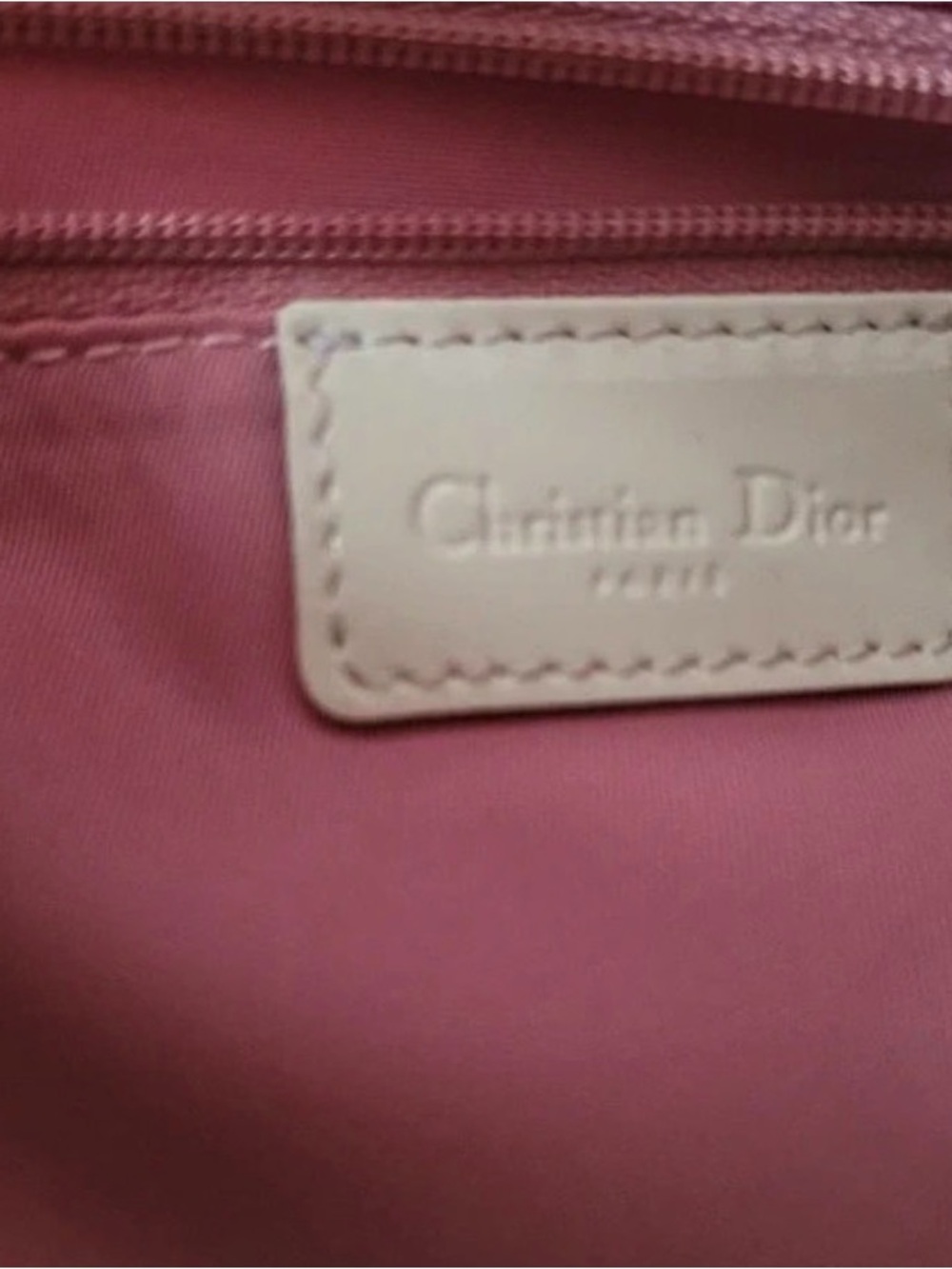 Dior Pink Logo Mini Satchel with Pearl Flower Appliqués - Picture 6 of 12